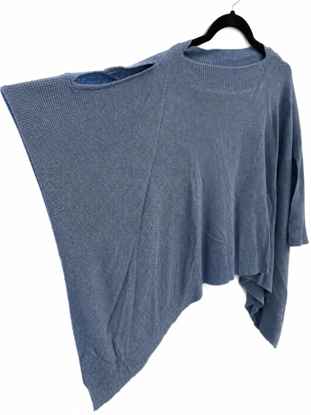 Like New Lululemon Forward Flow Poncho — Heathered Blue Charcoal OS #211